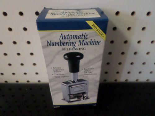 ROGERS AUTOMATIC NUMBERING MACHINE BRASS SELF INKING