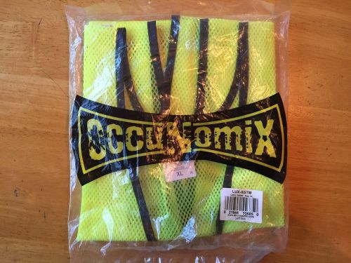 OCCUNOMIX LUX-XGTM Size XL, High Visibility Vest, Yellow