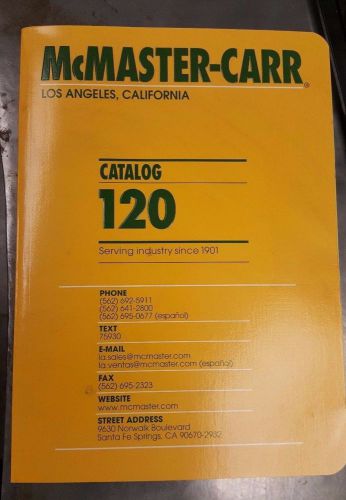 McMaster-Carr Catalog #120