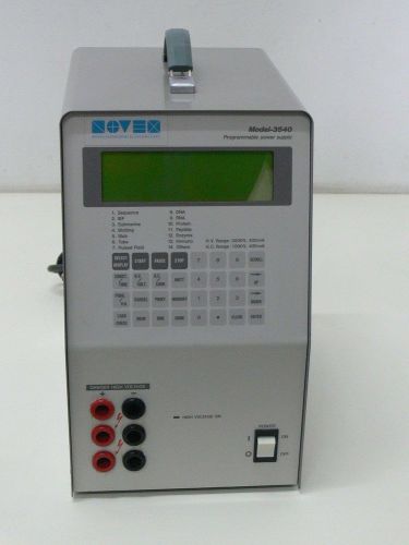 Novex 3540 Programmable Electrophoresis Power Supply 120V 7A 47-63 Hz