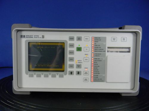 Agilent 37717a pdh/sdh test set w/ opt. - 30 day warranty for sale