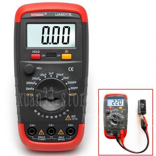 New ua6013l digital auto range capacitor capacitance tester meter-
							
							show original title for sale