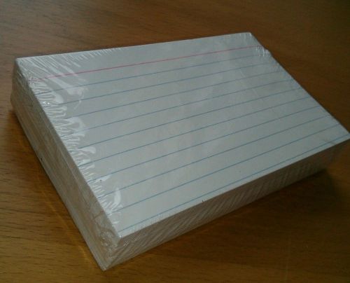New pack of ruled index card 3x5