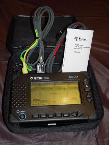 Tempo TelScout TS90US Cable Fault Locator TDR UNUSED CONDITION