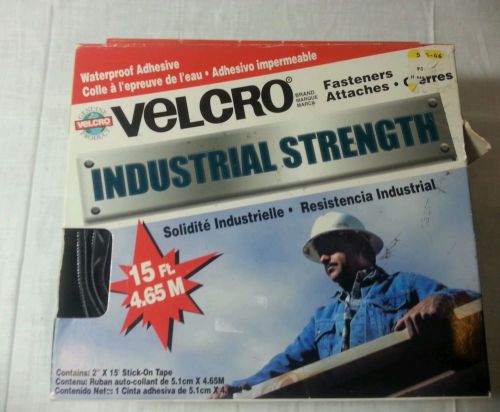 9 1/2&#039; Heavy Duty Velcro Brand Industrial Strength Tape 2&#034; Width Black