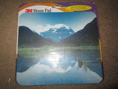 3M Mouse Pad With Precise Mousing Surface, 9&#034; X 8&#034; X 1/8&#034;, Mountain top Design