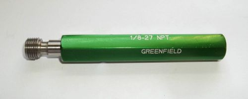 Greenfield 1/8-27 NPT Thread Gage (D)