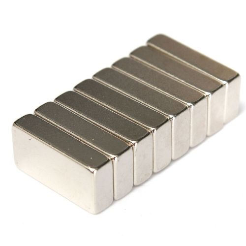8Pcs Super Strong Neodymium N52 Grade Block Cuboid Rare Earth Magnets 20x10x5mm