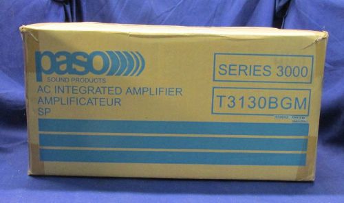NEW OPEN BOX Paso T3130BGM Muzak Digital Music 3000 Integrated Music Amplifier
