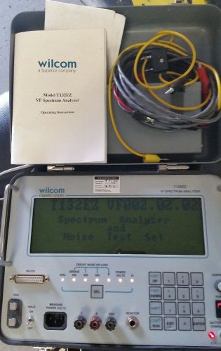 Wilcom Model T132EZ Spectrum Analyzer and Noise Test Set Used Free Shipping