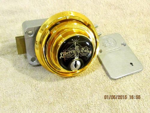 S &amp; g safe lock &amp; lock dial   gold finish  used for sale