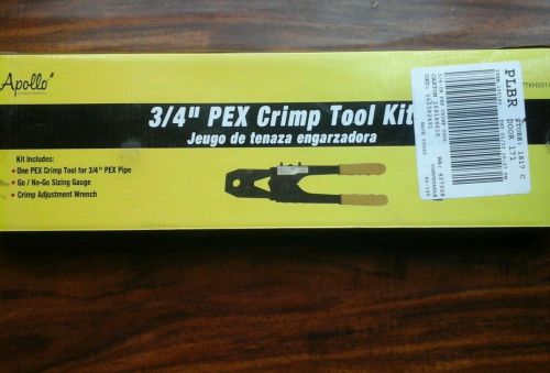 3/4&#034; pex crimp tool kit