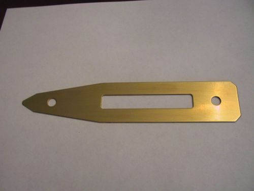 New Corrugated Industry Solid Brass Clean Out Finger 9924