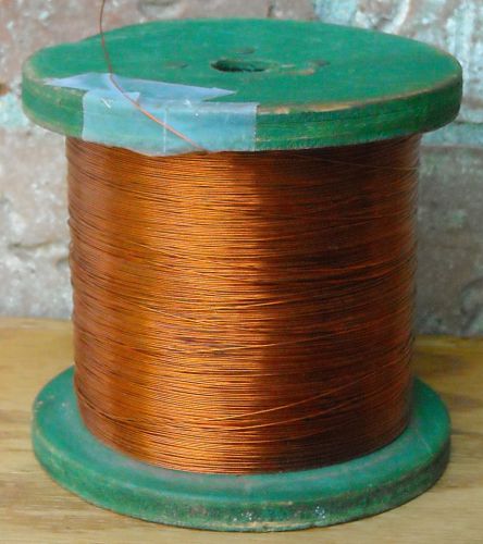 24 awg gauge enameled magnet wire approx 4.5 lbs. 3650 ft. for sale