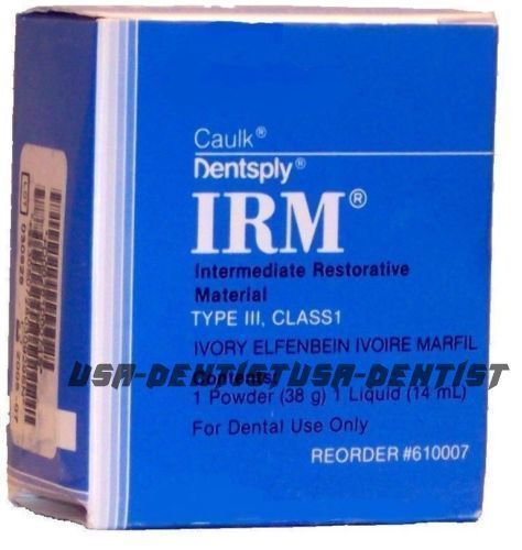 IRM Ivory Kit - Dentsply - 40g Powder &amp; 15ml Liquid free shipping