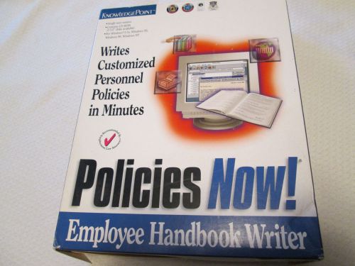 Employee Handbook Writer Knowledge Point  Writes Personnel Policies