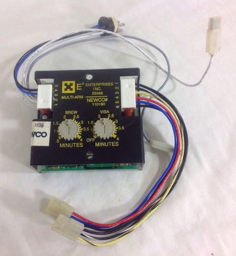 Newco Multi Arm Control Board- 110190 Coffee Machine Replacement Parts Timer