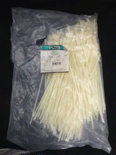 Panduit pan-ty white 14-1/2&#034; locking cable ties 325 pc bulk package - pklt4s-m10 for sale