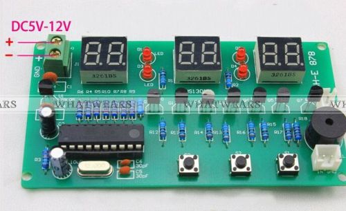 DIY Kits AT89C2051 Electronic Clock Suite Electronic Parts and Components HPP