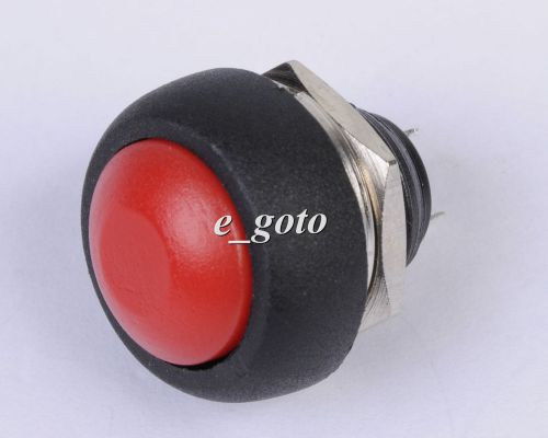 Red un-locking momentary off- on push button switch 12mm new for sale