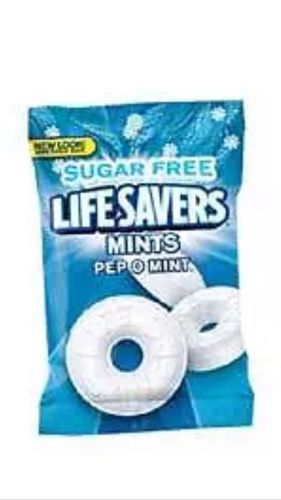 LifeSavers Sugar Free Pep-O-Mint Hard Candy, 2.75-Ounce Bags (Box of 12)FREESHIP
