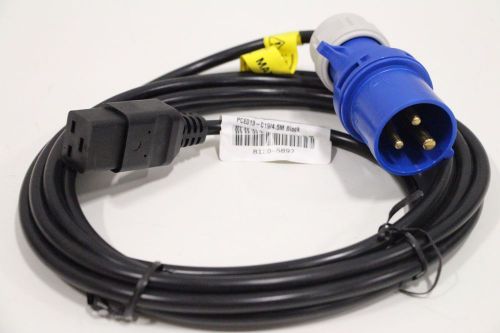 Walther 3-Pin Male Circular PCE013-C19/4.5M Server Female Power Cable Supply 6h