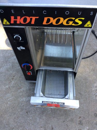 Star hot dog machine 174sba Bun Warmer Carousel Hotdogs Broiler Cooker