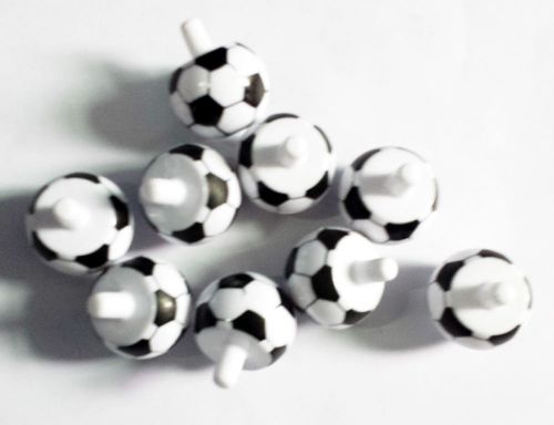 100X Big Soccer Football Spining Top kid Pinata birthday Party Favors Toy 4.8mm