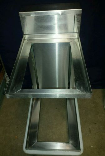 Servolift Eastern Mobile Cafeteria Tray Dispenser single Stack Stainless Steel