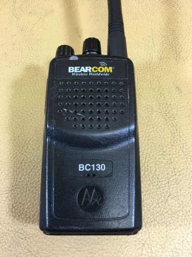 Motorola BearCom BC130 VHF radio AAH84KDJ8AA2AN (no charger)