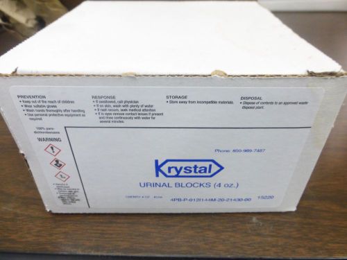 Krystal U04BX Urinal Deodorizer Blocks, 4-oz. Block, Cherry Fragrance, 12 Blocks