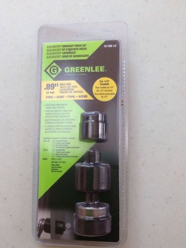 New!! greenlee 7211bb-1/2 slug-buster knockout punch unit for 1/2&#034; conduit for sale