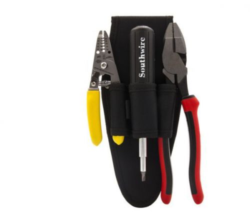 Southwire Electrician Wire Stripper Cutting Pliers Screwdriver Tool Kit Set New