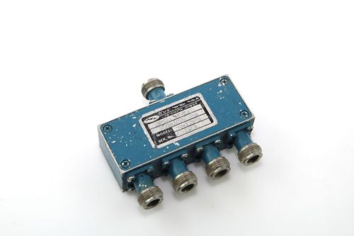 AEL RF Microwave POWER DIVIDER 2-1000 MHz MW12940 N TYPE
