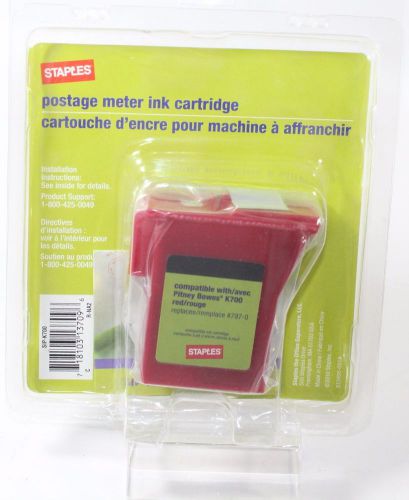 Staples k700 postage meter ink cartridge - very good condition for sale