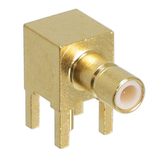 RF Connector - TE Connectivity 50ohm SMB right angle gold plated jack 1060464-1
