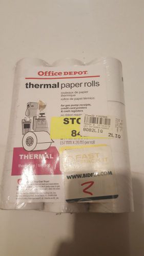 Office Depot Thermal Paper Rolls 2 1/4IN X 85FT White Pack Of 9 109317 BB18925