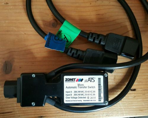 Zonit Micro Automatic Transfer Switch - UATS1-HV-C14