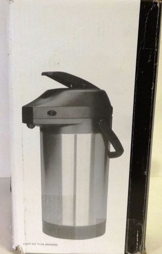 Wilbur Curtis Thermal Dispenser Air Pot, 3.0L S.S. Body S.S. Liner Lever Pump