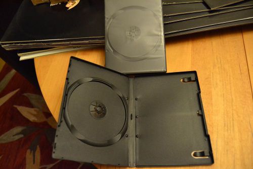 40 PREMIUM STANDARD Black Single DVD Cases 14MM (100% New Material)