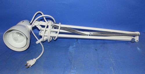 (1) used luxo swing arm task light with table clamp for sale