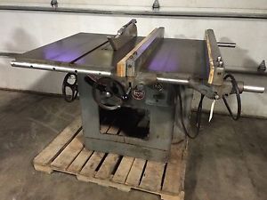 Delta rockwell 34-350 table saw 12&#034; blade microset fence 38&#034;x48&#034; 230v 3ph for sale