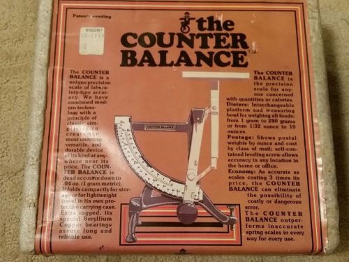 The Counter Balance by Balancing Act Scales 100% Mint/Complete w/ Box