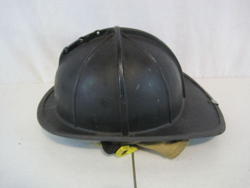 Cairns Firefighter Black Helmet Turnout Bunker Gear Model 1010 (H0222