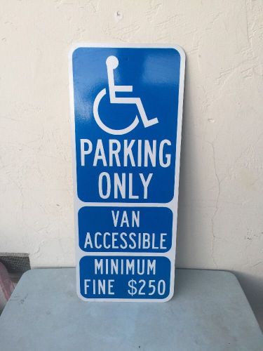 Handicap Van Sign