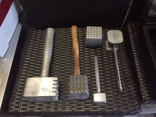 Used Aluminum Meat Tenderizers / Mallets / Hammers