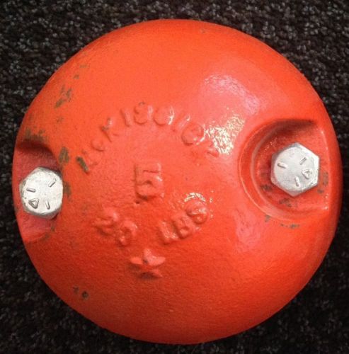 Mckissick split overhaul / headache weight balls 3/8&#034; 20 lb. for sale