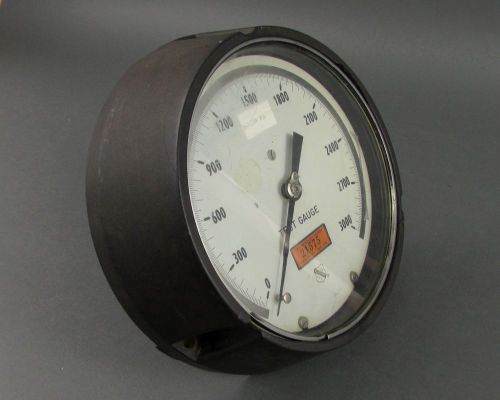 Ashcroft duragauge 6&#034; pressure test gauge 0-3000 psi for sale