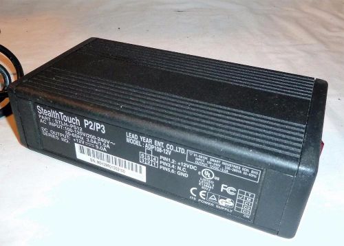 Stealthtouch p2/p3 stlh-ps12 power supply adapter 12v for pioneer pos systems for sale
