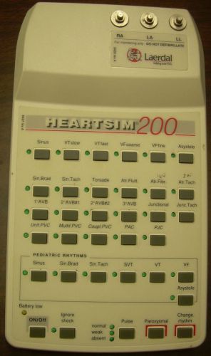 Laerdal Heartsim 200 EKG (ECG Rhythm) Simulator GUARENTEE